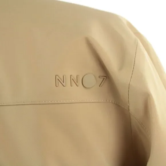 NN07 No Nationality NWT Polyester Blend Trench Coat Size Large In Solid Khaki